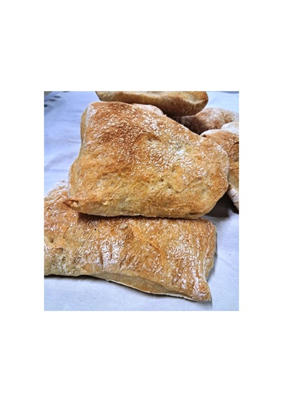 Italyan Ciabatta Mini Somun - 6 Adet