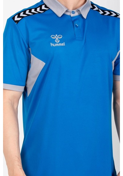Hummel Otantik Polo Yaka Kamp Tişört Mavi