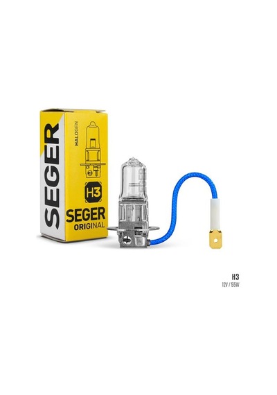 Seger Ampul H3 12v 55w Pk22s Standart Yenileme 3.500k Standart Işık IS00-SEGER 206068
