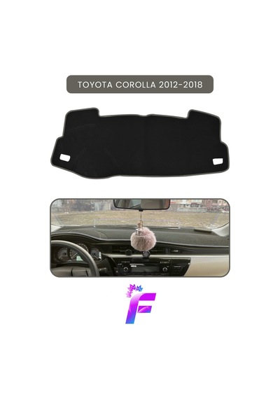 Toyota Corolla 2012-2018 Araca Özel Torpido Örtüsü Ön Göğüs Kılıfı Tam Koruma Tam Uyum B38 Torpido Halısı