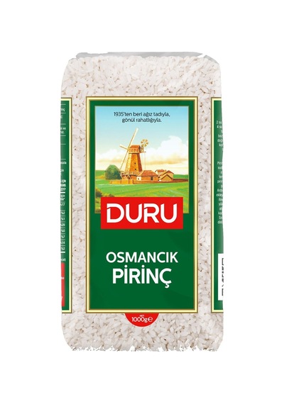 Duru Osmancık Pirinç 1 Kg - 7 Adet Tarı