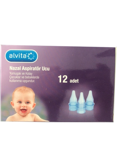 Alvita Nazal Aspiratör Ucu 12 Adet