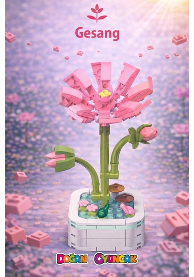 Mikro Blok Gesang Çiçek Setleri Mini - Çiçek - Blossom Çiçek