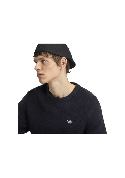 Adidas Knıtted Erkek Spor Sweatshırt - Ks4891 Siyah
