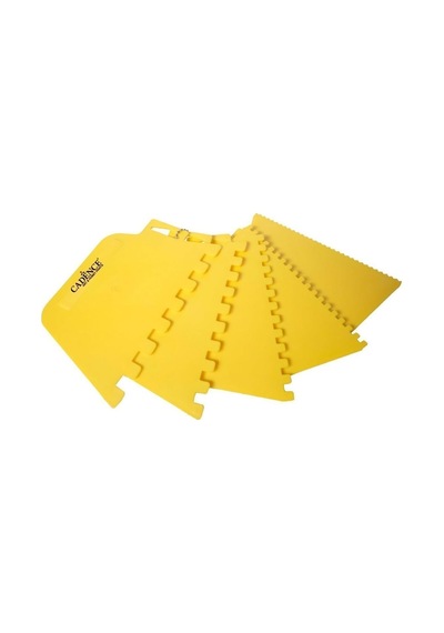 Sarı Doku Tarağı 5 Li Set Tek Ebat