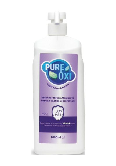 Pure Oxi Veteriner Hijyen Alanları ve  Dezenfektanı 1 L
