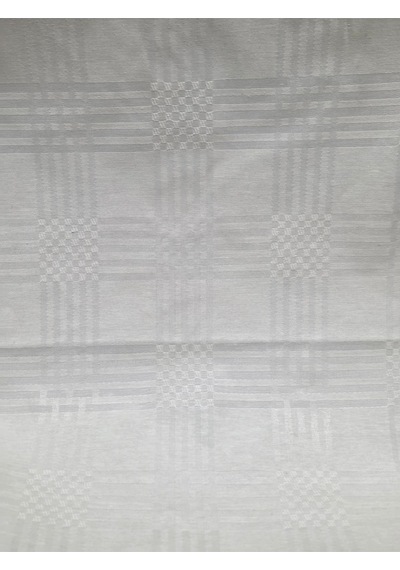 Polyester Krem Kare Desenli Kumaş Çamaşır Makinesi Örtüsü Leke Tutmaz, Su Geçirmez Modern Tasarım Bej