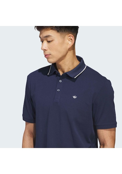 Adidas Originals Twistknit Trefoil Erkek Lacivert Polo Tişört Kb8622