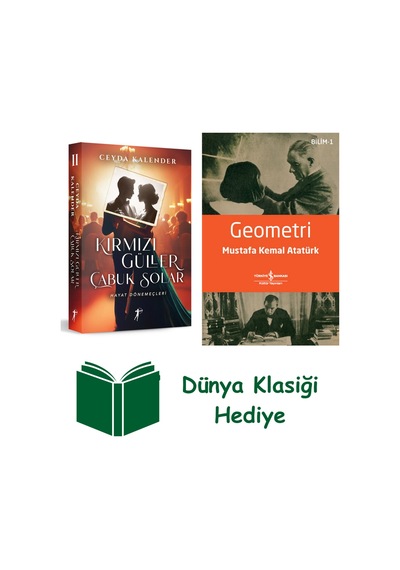 Kırmızı Güller Çabuk Solar 2 - Hayat Dönemeçleri + Geometri + Dünya Klasiği Hediye