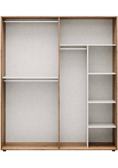 Oryana 4 Kapaklı Gardırop-koyu Ceviz 180x210x62 Cm