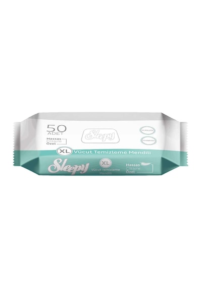 Sleepy Sensıtıve Vucut Temızleme Mendılı 50'Lı