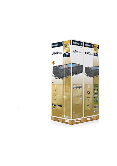 Bestway Apx 365 561kg Dikdörtgen Prefabrik Havuz Seti 7,32 M X 3,66 M X 1,32 M Bw584
