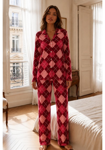 Norcia Sports Kadın Relax Fit Düğme Kırmızı Pijama Takımı Çok Renkli - 929323231 Çok Renkli - 929323231 Çok Renkli Norcia Sports Kadın Relax Fit Düğme Kırmızı Pijama Takımı Çok Renkli - 929323231 Çok Renkli - 929323231 Çok Renkli