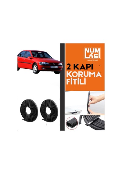 Opel Vectra B İki Kapı Koruma Fitili Siyah Renk Numlas-a Kalite-nm2923