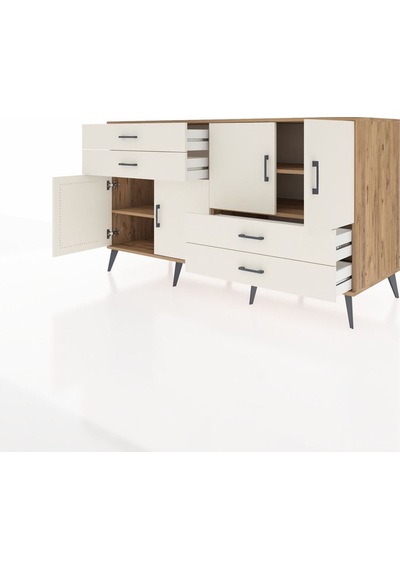 Kronos Konsol 3 Raflı 4 Çekmeceli 4 Kapaklı 176x59x99 Çam-aytaşı Çam-aytaşı Kronos Konsol 3 Raflı 4 Çekmeceli 4 Kapaklı 176x59x99 Çam-aytaşı Çam-aytaşı