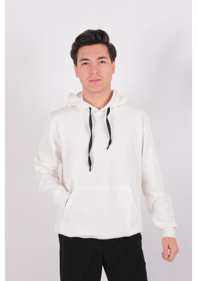 Five Pocket Fp24b2099 Erkek Kapüşonlu Sweatshirt Off White