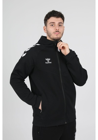 Hummel Armin Pro Pamuklu Sweatshirt Siyah