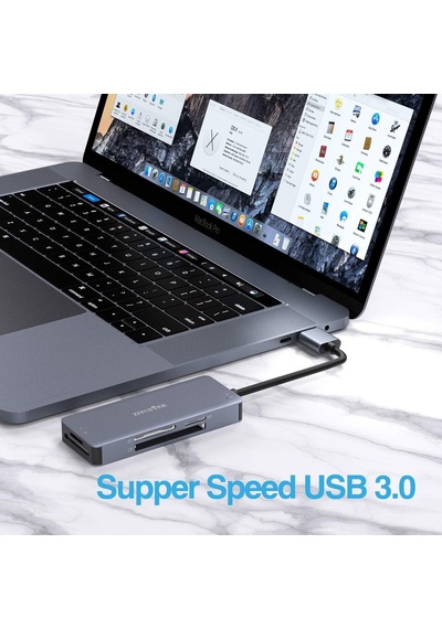 Cf Kart Okuyucu, Usb 3.0'dan Kompakt Flash Bellek Kartı Okuyucu Adaptörüne 5gbps Sdxc, Sdhc, Sd, Micro Sdxc, Micro Sd