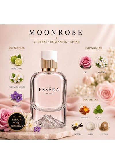 Essera Parfüm Moonrose Kadın Parfüm EDP 50 ML
