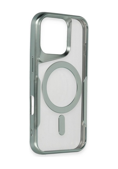 Apple Uyumlu iPhone 16 Pro Max Kılıf Boyi Magsafe Silikon Kapak - Lacivert 0.2M-Çok Renkli