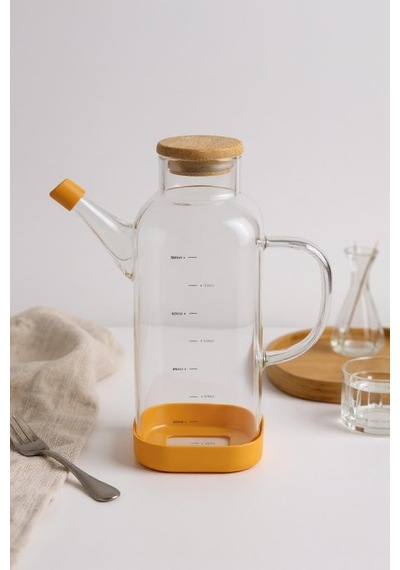 Bambum Petto - Bambu Kapaklı Yağdanlık 800ml Çok Renkli