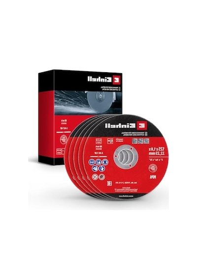 Kesici Disk, 125x1,0 Mm, 5 Adet, İnox Malzeme Kullanımı