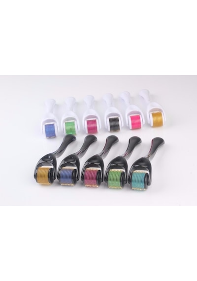Derma Delux Roller 540 Tinatyum İğne 0.5 MM Çok Renkli