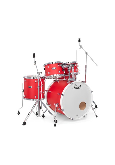Pearl Dmp925s/c889 Decade Maple Matte Racing Red 5 Parça 20b/10t/12t/16f/14s Aksamlı Akustik Davul Seti
