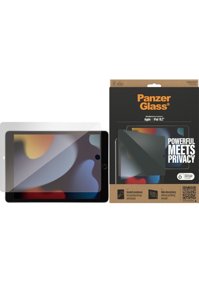 Panzerglass Apple Uyumlu iPad  10.2 2019, 2020-2021 Gizli/hayalet Çerçeve Aparatlı Ekran Koruyucu