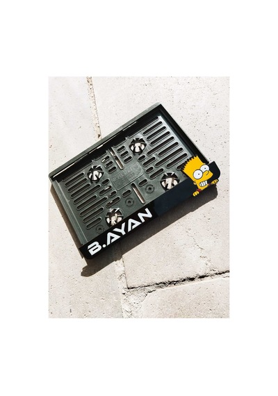 Motorsiklet Plakalık Lazer Kesim Pleksi Simpson Motor Plakalık Kişiye Özel Plakalık - 784761950