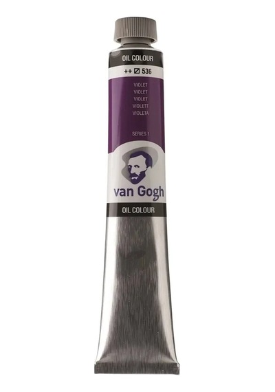 Talens Van Gogh Yağlı Boya 200 Ml 536 Violet Karışık, Çok Renkli