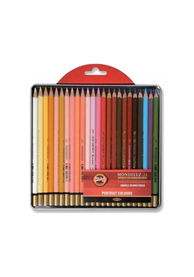 Koh-ı Noor Set Aquarel Pencils 3724 24 Portraıt