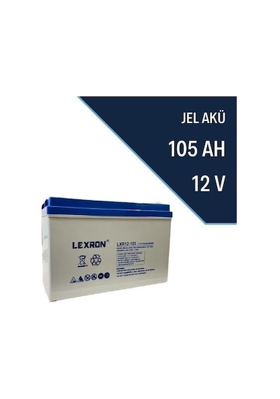 Lexron 12v 105 Amper Jel Akü