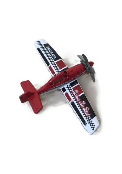 Metal Gövdeli Matchbox Sky Busters Mbx Crop Duster Kırmızı Uçak Koleksiyonluk Pervaneli Model Uçak