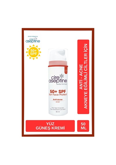 Günes Koruyucu Anti -acne Yüz Kremi Spf 50+ Sun Face Protect 50 Ml