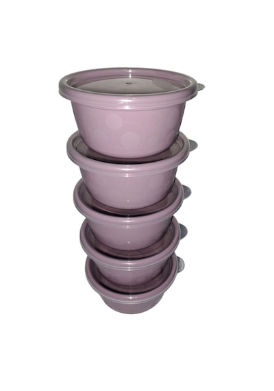 Tick Tock Hava Sızdırmaz Saklama Kabı 5'li Set Pudra 5 x 250 ML Pudra