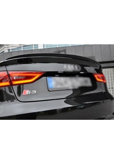 Audi A3 Uyumlu Oem Stil 2015+ Boyalı Spoiler Parça