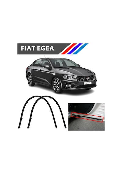 Nvr Fiat Egea Sedan Ön Kapı Çerçeve Altı Sızdırmazlık Fitili 2 Adetli Set