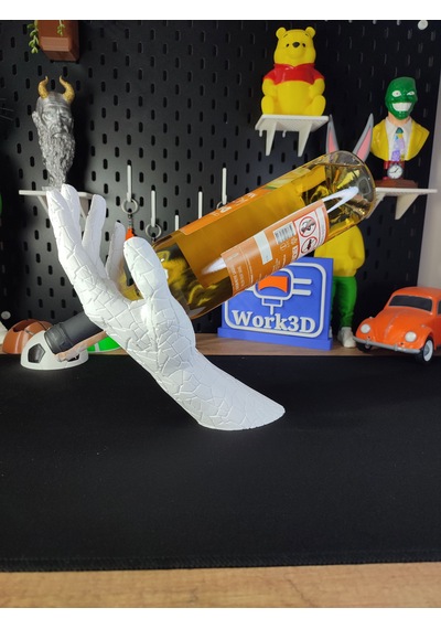 El Tasarımlı Şarap Şişesi Standı 3d Baskı Dekoratif İçki Tutucu