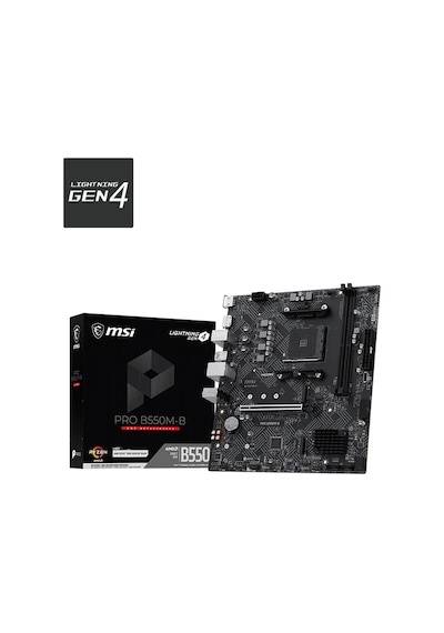 Msı Pro B550m-b Ddr4 Hdmı-dp Pcıe 4.0 Am4 Matx-219336