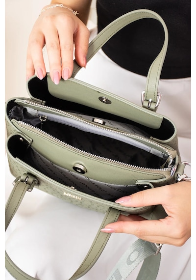 Just Polo Kadın Orijinal Ayarlanabilir Askılı Şık El Ve Omuz Çantası Shopper Ebat : 18 X 25 Cm Yeşil 95283762