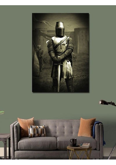Kanvas Tablo Tapınak Şovalyesi 70cmx100cm