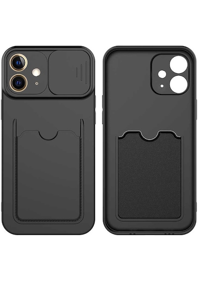 Apple Uyumlu iPhone 12 Uyumlu Kartix Kılıf-kırmızı Kirmizi -