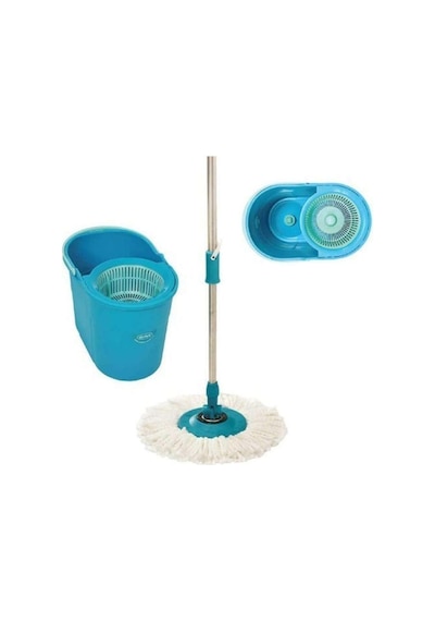 Fix Mop Set Pratik Temizlik Seti Sıkma Sistemli Döner Başlıklı