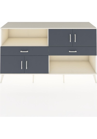 Hyperion Konsol 8 Raflı 3 Çekmeceli Tek Kapaklı 176x44x99 Aytaşı Aytaşı-antrasit Hyperion Konsol 8 Raflı 3 Çekmeceli Tek Kapaklı 176x44x99 Aytaşı Aytaşı-antrasit