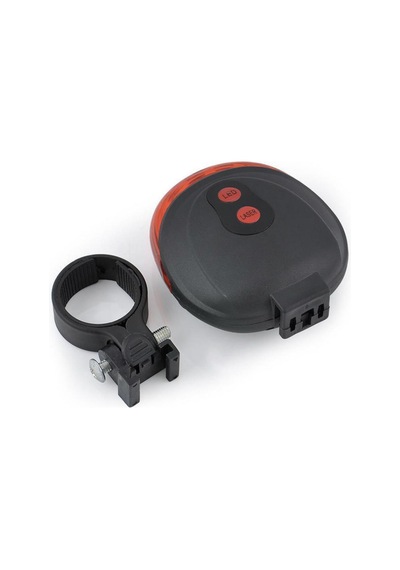 Xbyc 9685 Bisiklet Arka Lazerli Stop Lamba Led Lazer Işıklı Gri - Siyah