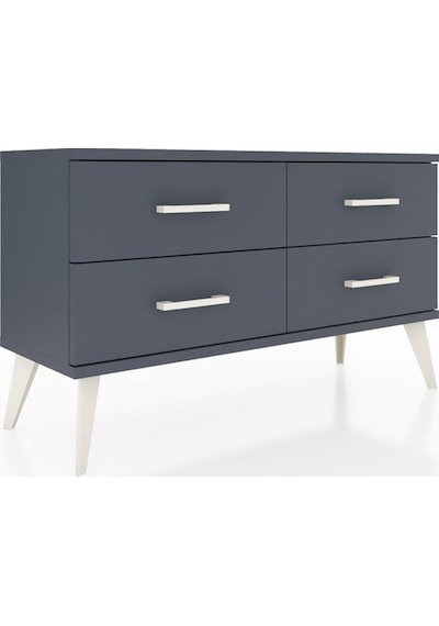 Arges Şifonyer 4 Raflı 88x30x48 Antrasit-antrasit Antrasit Arges Şifonyer 4 Raflı 88x30x48 Antrasit-antrasit Antrasit