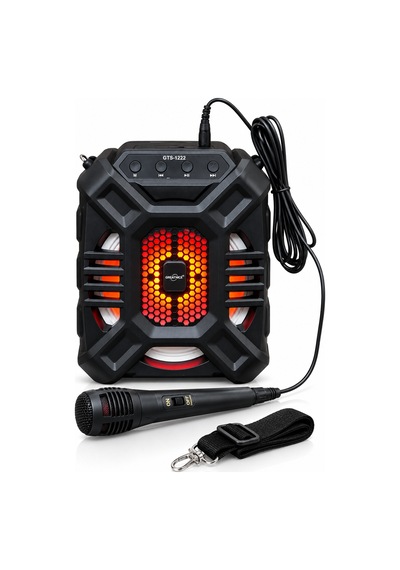 Gts-1222 Taşınabilir Kablosuz Bluetooth Hoparlör & Karaoke Seti