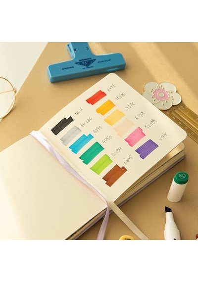 Sert Kapaklı Düz Defter - 17x24 Cm, 96 Yaprak 124-Pembe