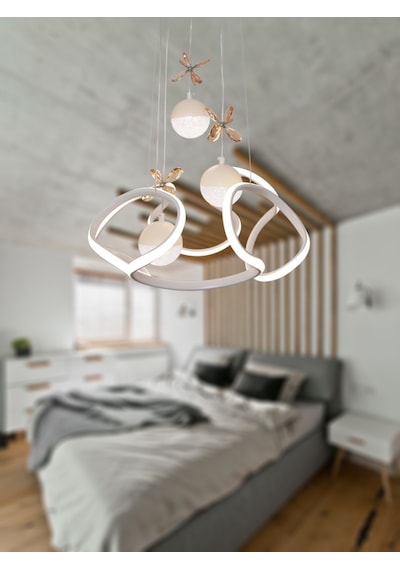 Tt307-3tpl-by Helezon Modeli Mat Beyaz 3 Toplu 3 Renk Modüllü Led Beyaz